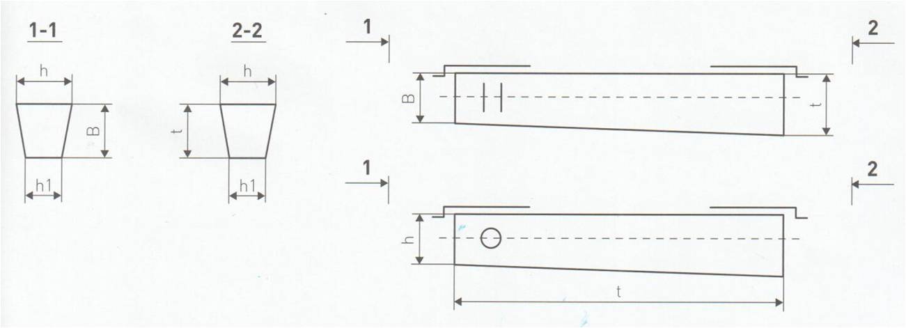 Стойка вибрированная железобетонная СВ 9.5-2 IV аб Серия 3.407.1-143